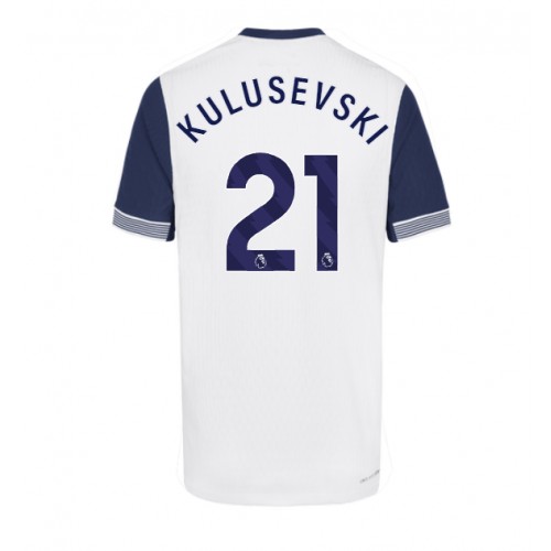 Fotbalové Dres Tottenham Hotspur Dejan Kulusevski #21 Domácí 2024-25 Krátký Rukáv